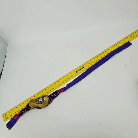 Vintage 70s 80s Braided Raffia Cording High Waisted Mermaidcore Cinch Belt OS - Picture 7 of 10